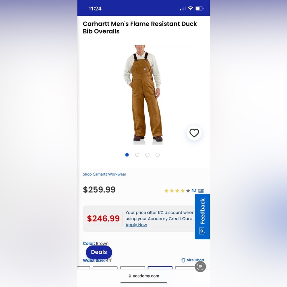 Carhartt mens Bob overalls
